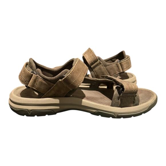 Teva Men’s Langdon Walnut Leather Upper Active Sandals Size 9 Trail Hinking main image 5